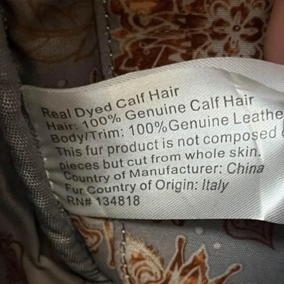 NEW Sexy Purple HOBO Mini Backpack Purse Fuschia Leather And Calf Hair - Picture 14 of 14